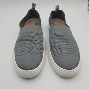 Sam Edelman Men Shoes Slip On Grey SANTINO Lightweight Boat Loafer Sz 9.5 EUC